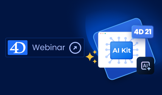 Inscrivez-vous au webinar 4D AI et 4D 21